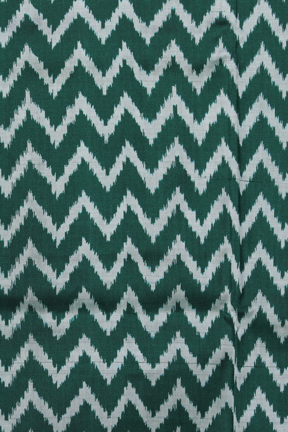 Image of Pochampally Ikat Silk Green Saree